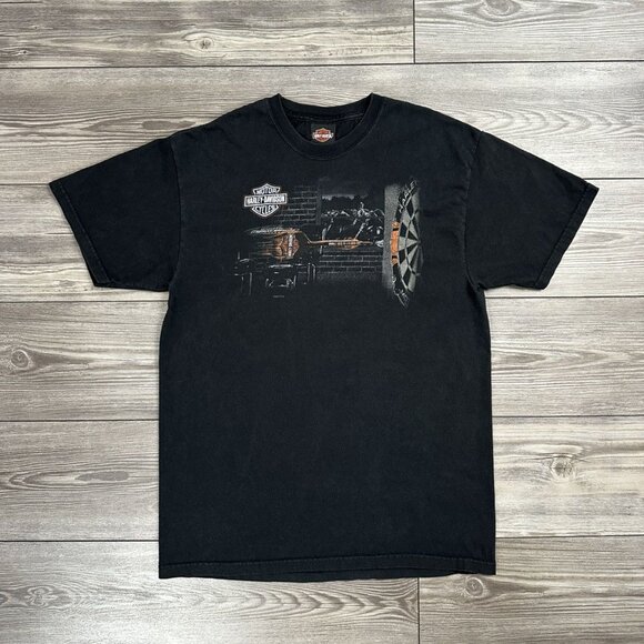 Vintage Y2K Harley Davidson Dart T Shirt - Picture 1 of 5